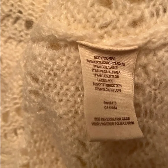 Free People Cream Lace Cardigan - Picture 8 of 8